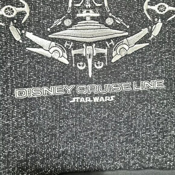 Disney Cruise Line Women's Sz. M Star Wars Bling Full Zip Hoodie PREPY CASUAL - Picture 4 of 11